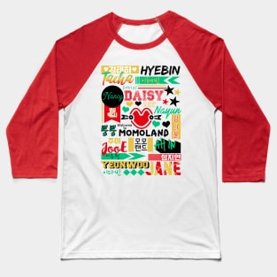 Momoland Collage Baseball T-Shirt